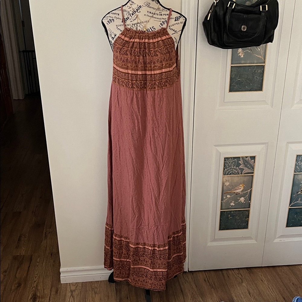Cost Plus World Market Terracotta Maxi Dress
